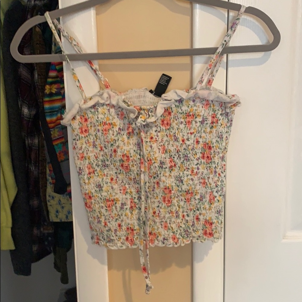 Floral crop top
